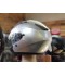 Skůtrová helma MAXX OF 868 stříbrná lesklá