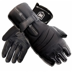 Pánské moto rukavice Cyber Gear Texa Uni, černo-stříbrné
