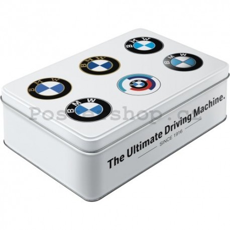 Plechová dóza plochá - BMW Logo Evolution