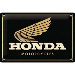Plechová cedule: Honda Motorcycles - 30x20 cm