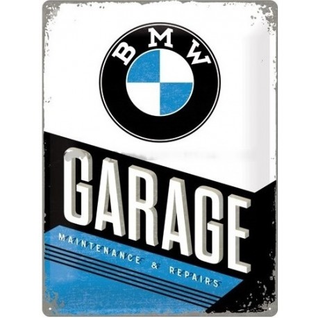 Plechová cedule - BMW Garage