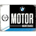 Plechová cedule - BMW Motor Maintenance