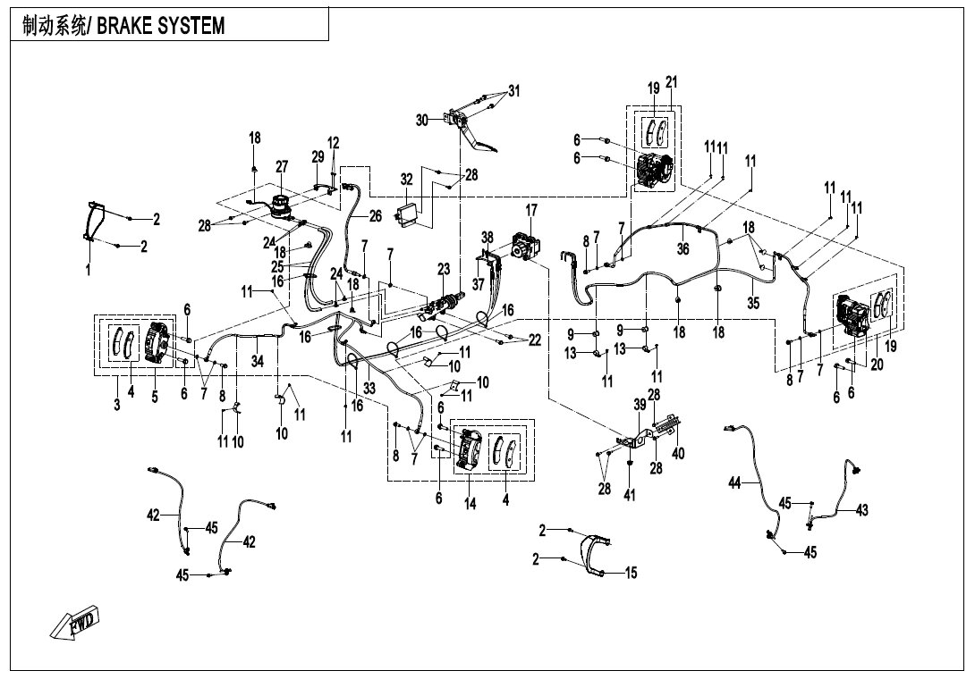 F08-B BRAKE SYSTEM(WITH ABS) - MTT s.r.o.